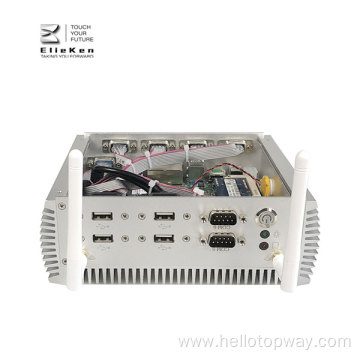 2LAN Fanless rugged Mini Box nuc PC